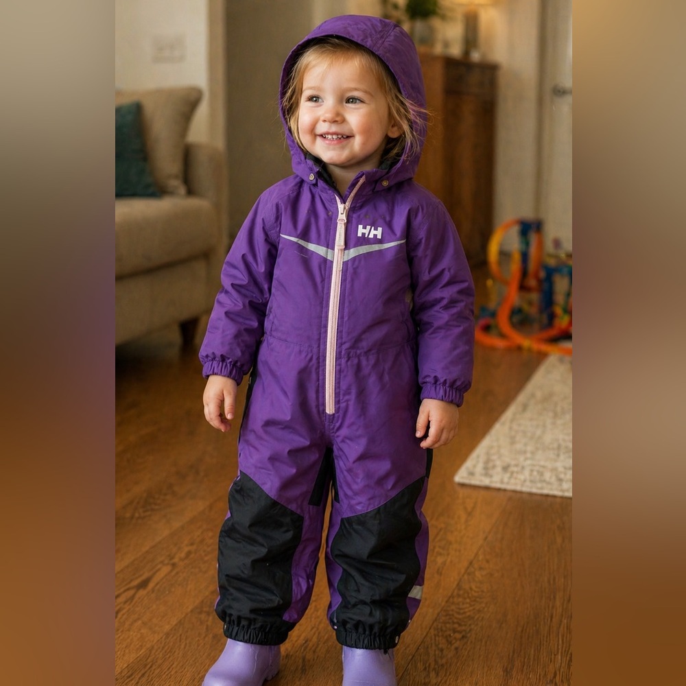 Helly Hanson Kids ski one piece tech performance jacket and pants size 2